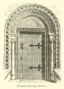 Norman Doorway, Horton autorstwa English School