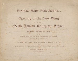 Szkoła Kolegiata w północnym Londynie autorstwa English School