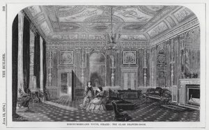 Northumberland House, Strand, Szklany Salon (Grawerowanie) autorstwa English School