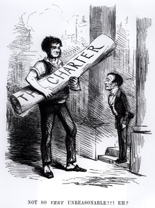 "Nie tak bardzo nierozsądne, Eh", rysunek z Punch Magazine, 1848 (rycina) (bw zdjęcie) autorstwa English School