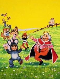 Хүүхдийн цэцэрлэгийн дүрүүд бүжиглэж байна autorstwa English School