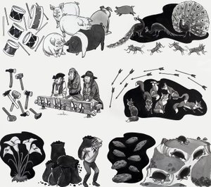 Ilustracja rymowanka autorstwa English School