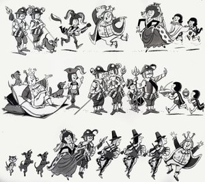 Ilustracje rymowanek autorstwa English School