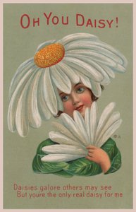 O You Daisy! (kolorowa litografia) autorstwa English School
