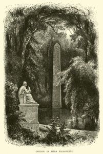 Obelisk w Villa Pallavicini autorstwa English School
