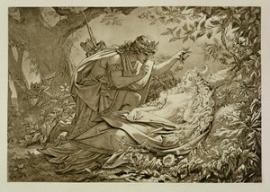 Oberon i Tytania autorstwa English School