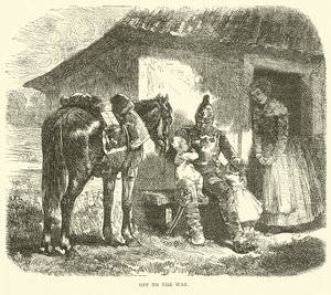 Na wojnę, październik 1870 autorstwa English School
