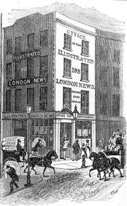 Biuro Illustrated London News, 1842 autorstwa English School