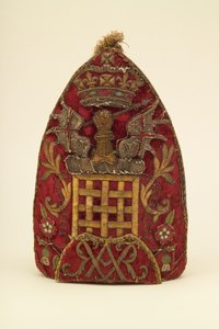 Czapka grenadierska oficerska, ok. 1708 r autorstwa English School