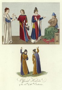 Oficjalne zwyczaje z XV i XVI wieku autorstwa English School