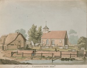 Stary Kościół, Paddington, Middlesex autorstwa English School
