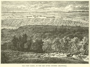 Stary Fort Garry, w Kraju Czerwonej Rzeki, Manitoba autorstwa English School