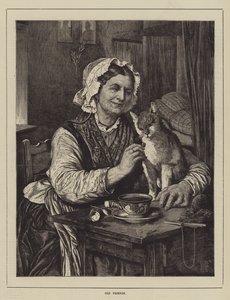 Starzy przyjaciele (grawerowanie) autorstwa English School