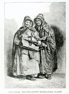 Stara Sarah, znana lira korbowa, ok. 1840 r. autorstwa English School