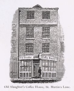 Old Slaughters Coffee House, St Martins Lane autorstwa English School