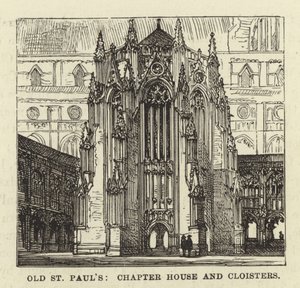 Stary St Pauls, Kapitularz i Krużganki autorstwa English School