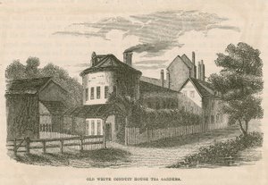 Ogrody herbaciane Old White Conduit House, Pentonville, Londyn autorstwa English School