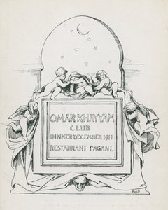 Moja kolacja w klubie Khayyam, 19 grudnia, tyle pogańskich restauracji autorstwa English School