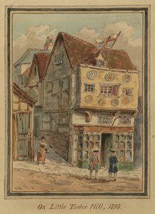 Na Little Tower Hill, Londyn, 1790 autorstwa English School