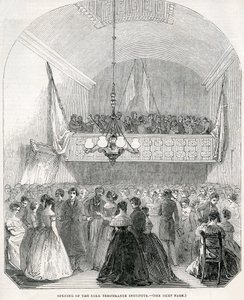 Otwarcie Cork Temperance Institute, 1845 autorstwa English School