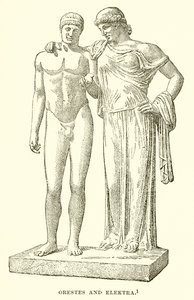 Orestes i Elektra autorstwa English School
