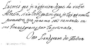 Otto, Landgraf Hesji autorstwa English School