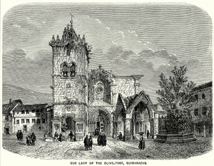 Matka Boska Oliwna, Guimaraens (rycina) autorstwa English School