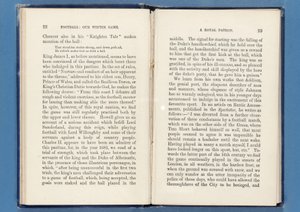 Strona z Football: Our Winter Game, Charles W. Alcock, 1874 (patrz także 315143-4) autorstwa English School