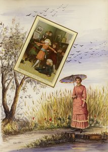 Strona z albumu z okresu późnego wiktoriańskiego (multimedia)