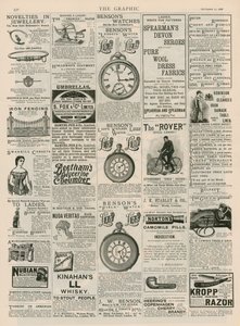 Strona reklamy z The Graphic, 22 września 1888 autorstwa English School