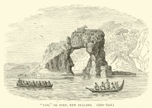 Pah, czyli fort, Nowa Zelandia, po Cook autorstwa English School