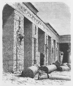 Pałac Ramzesa III, Medinet-Abou autorstwa English School