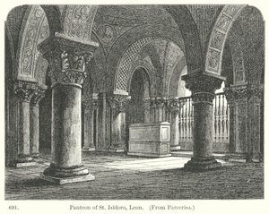 Panteon świętego Izydora, Leon (rycina) autorstwa English School