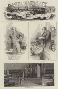 Procedura parlamentarna (grawerowanie) autorstwa English School