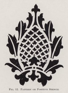 Wzór lub szablon pozytywowy (litografia) autorstwa English School