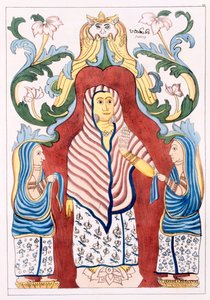 Pattinee Dewa, Czterej Strażnicy Wzgórz, z Historii i doktryny buddyzmu Edwarda Uphama, 1829 autorstwa English School