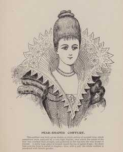 Fryzura w kształcie gruszki (grawerowanie) autorstwa English School
