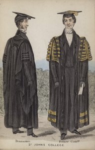 Pensoner, Fellow Commoner, St Johns College autorstwa English School