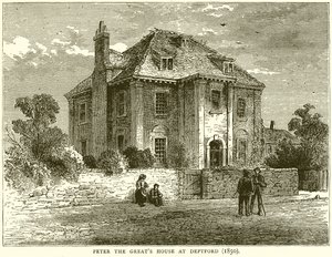 Dom Piotra Wielkiego w Deptford (1850)