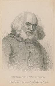 Peter the Wild Boy, znaleziony w lasach Hameln