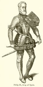 Filip II, król Hiszpanii autorstwa English School