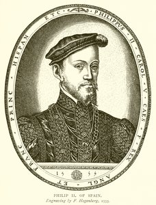 Filip II z Hiszpanii autorstwa English School