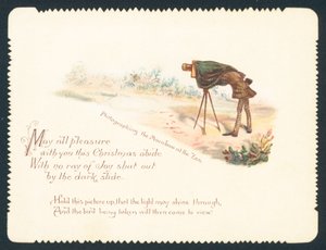 Fotografowanie Marabu w zoo, Kartka Świąteczna autorstwa English School