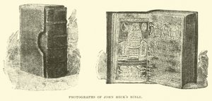 Fotografie Biblii Johna Becksa autorstwa English School