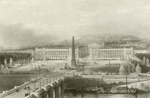 Place de la Concorde — Paryż autorstwa English School