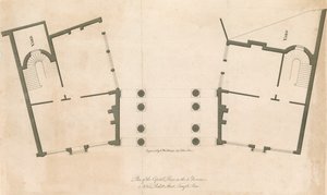 Plan nagrody kapitałowej, 13 Pickett Street, Temple Bar, Londyn autorstwa English School