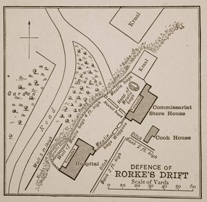 Plan obrony Rorkes Drift autorstwa English School