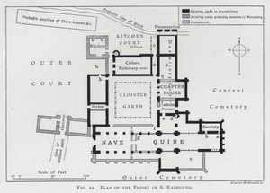 Plan Zakonu S Radegund (rycina) autorstwa English School
