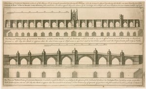 Plany na nowy London Bridge autorstwa English School