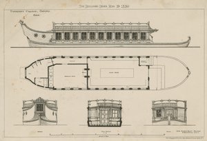 Plany University College Barge autorstwa English School
